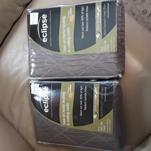 ECLIPES ENERGY-SAVING  NOISE-REDUCING BLACKOUT CURTAINS.